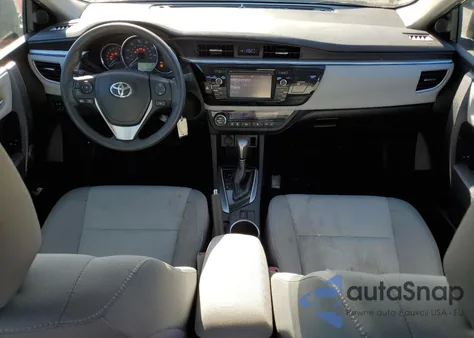 2016 Toyota Corolla L z USA, uszkodzony, nr VIN 2T1BURHE0GC626438